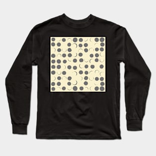 Grey dots Long Sleeve T-Shirt